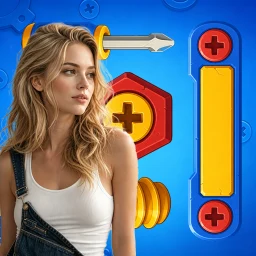 أيقونة Cyber Girl Screw Code​